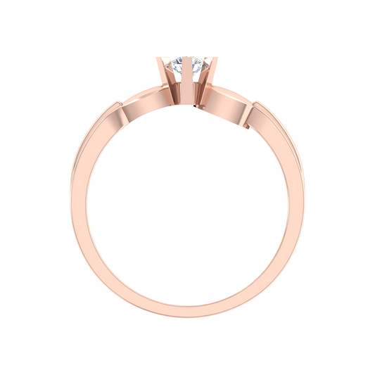 Amazing Hoop Solitaire Ring - Two