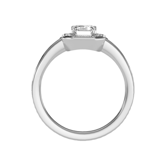 Angelic Solitaire Ring In 925 Sterling Silver - Two