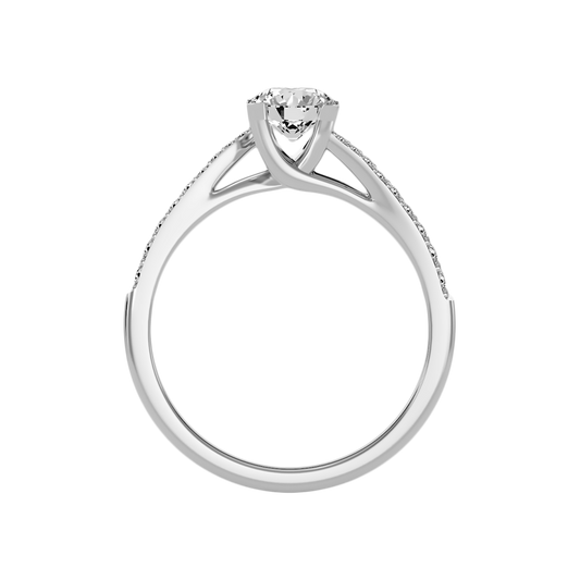Atractiva Solitaire Ring In 925 Sterling Silver - Two