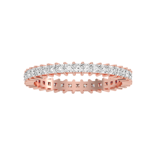 Beauty Eternity Band In 925 Sterling Silver - Two