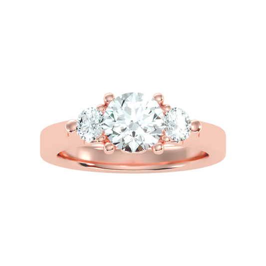 Rumie Tri Stone Ring - Two