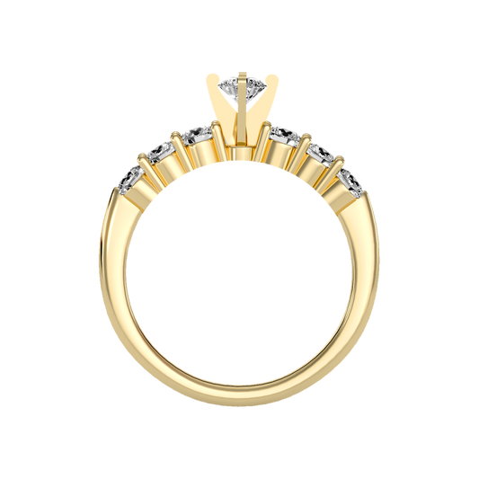 Blessing Solitaire Ring - Two