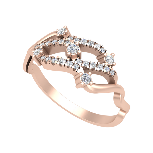 Bubble Diamond Band - Two