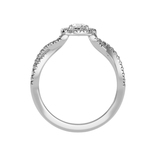 Buena Diamond Ring In 925 Sterling Silver - Two