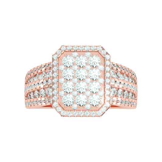 Celestial Diamond Men's Ring - Two