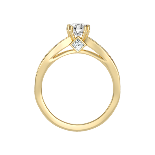 Choice Solitaire Ring In 925 Sterling Silver - Two