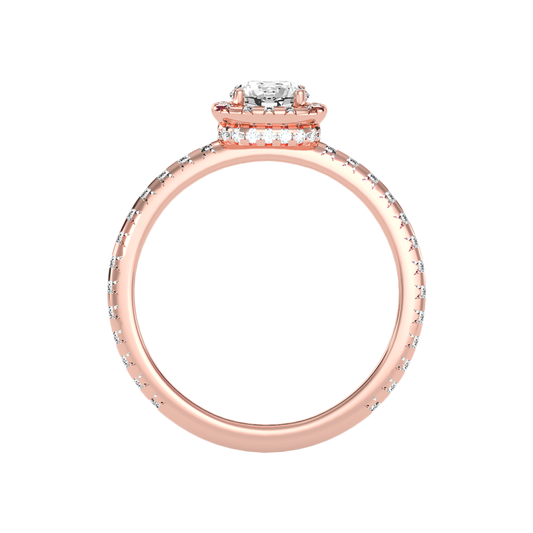 Clotish Halo Ring - Two