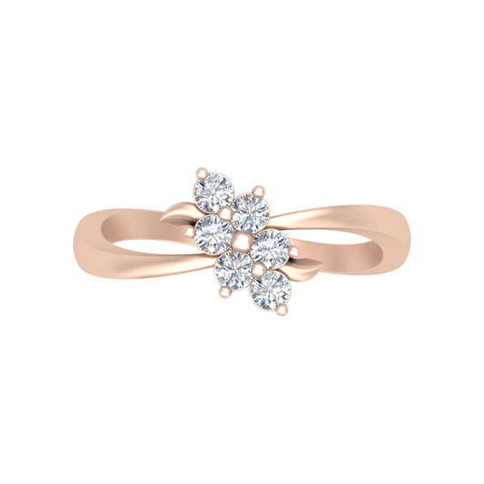 Danty And Dazzfull Ring In 925 Sterling Silver - Two