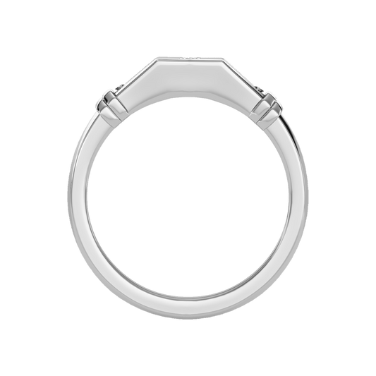 Dazzle Men's Broad Band Ring - Two
