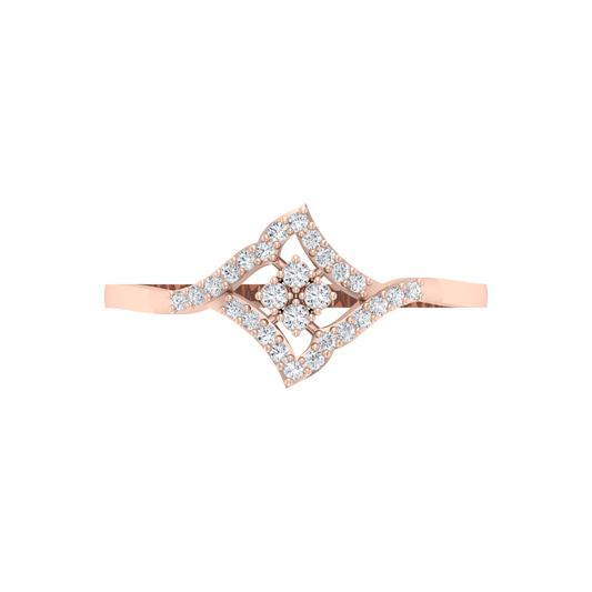 Dazzling Crowny Ring - Two