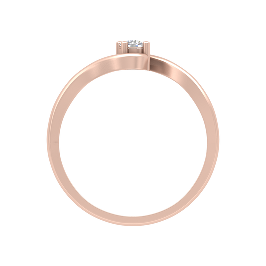 Dazzling Diva Fashion Ring In 925 Sterling Silver - Two