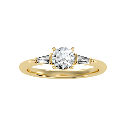 Effulgent Solitaire Ring In 925 Sterling Silver - Two