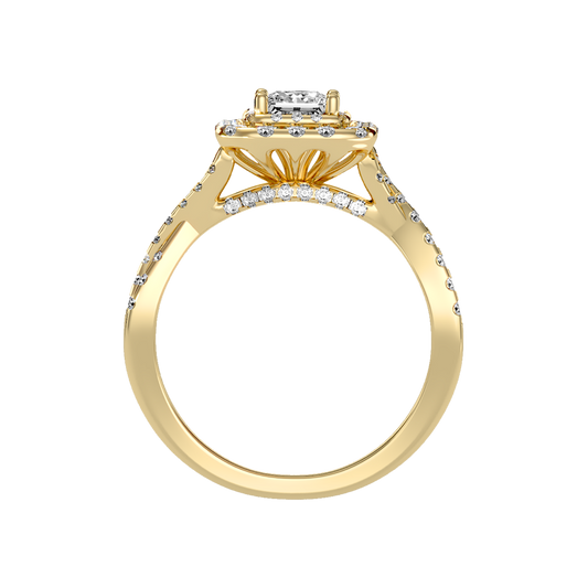 Elegant Solitaire Ring In 925 Sterling Silver - Two