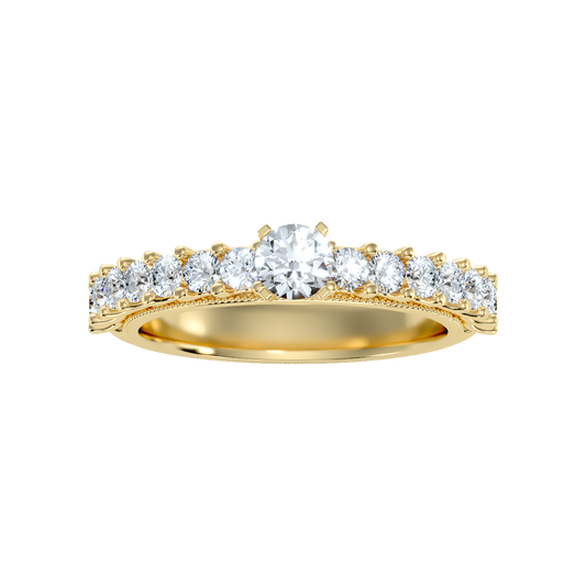 Enormous Solitaire Ring - Two