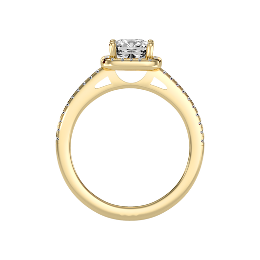 Exquisite Solitaire Ring In 925 Sterling Silver - Two