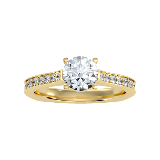 Fab Solitaire Ring In 925 Sterling Silver - Two
