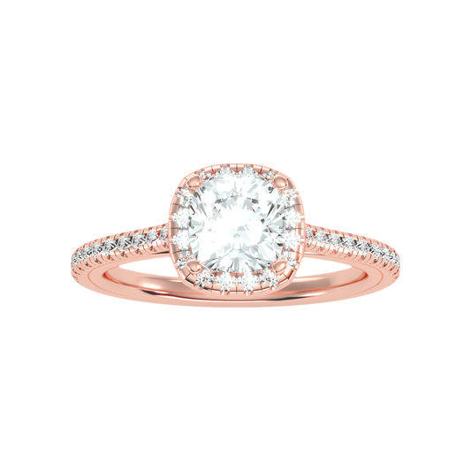 Ingenious Solitaire Ring - Two