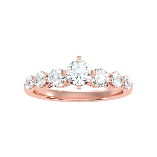 Lofty Solitaire Ring - Two