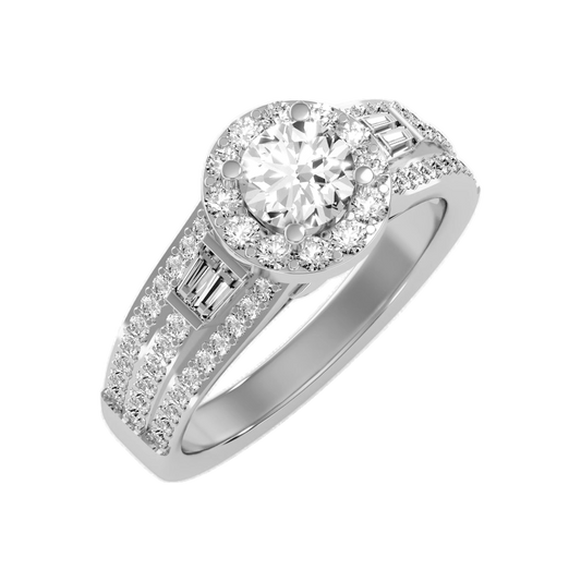 Lucrezia Diamond Halo Ring - Two