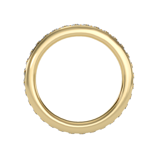 Mesmerizing Eternity Band In 925 Sterling Silver - Two