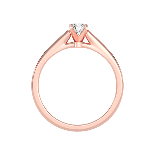 Mind Blowing Solitaire Ring In 925 Sterling Silver - Two