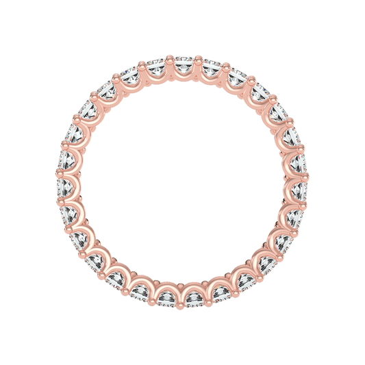 Mystic Eternity Band In 925 Sterling Silver - Two