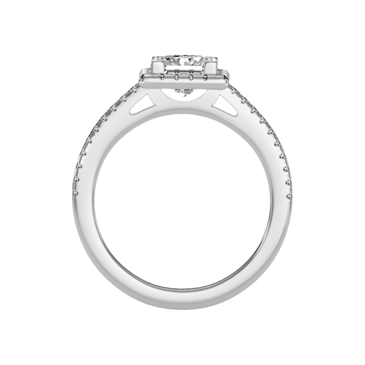 Ornamated Solitaire Ring - Two