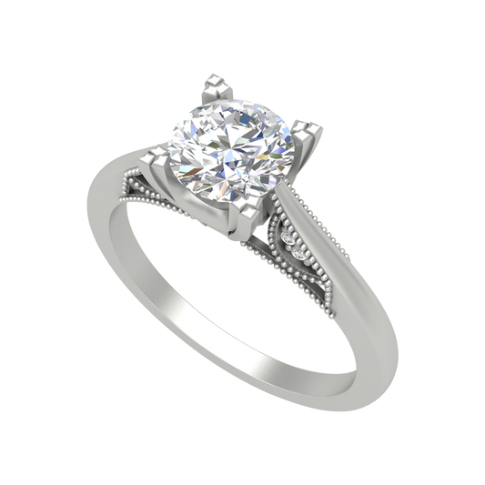 Pearl Perfect Solitaire Ring - Two