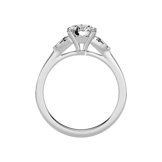 Prime Halo Solitaire Ring - Two