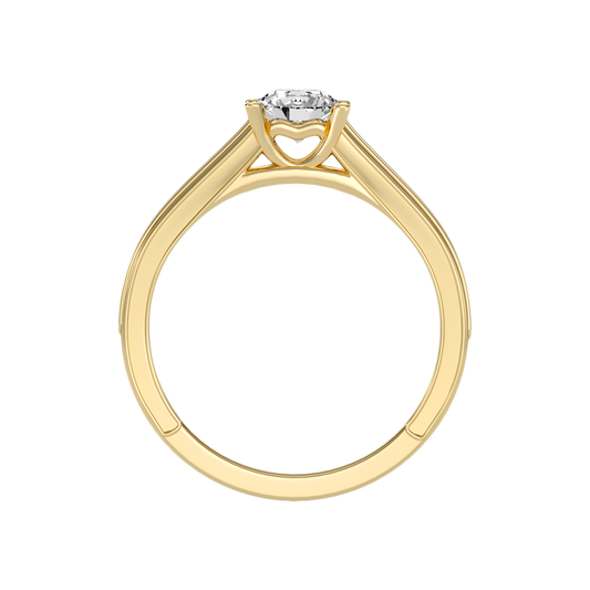 Rica Solitaire Ring In 925 Sterling Silver - Two