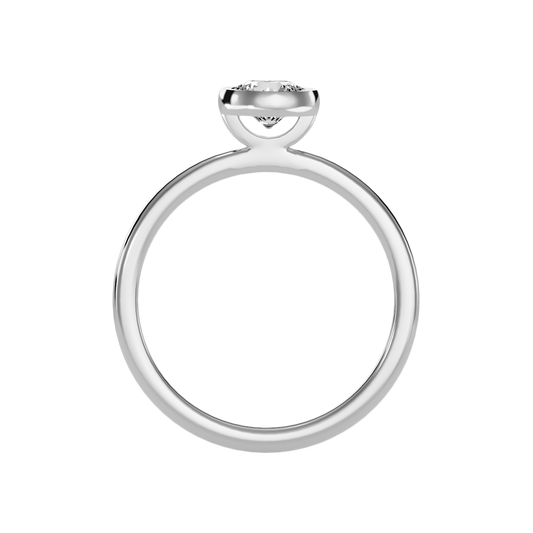 Riparian Solitaire Ring In 925 Sterling Silver - Two