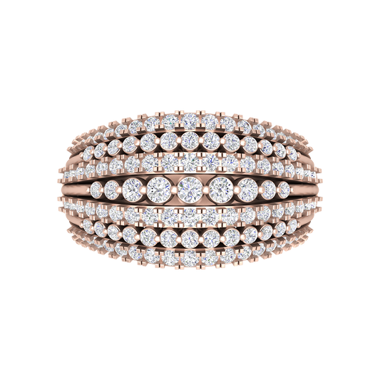 Solo Stunning Band In 925 Sterling Silver - Two