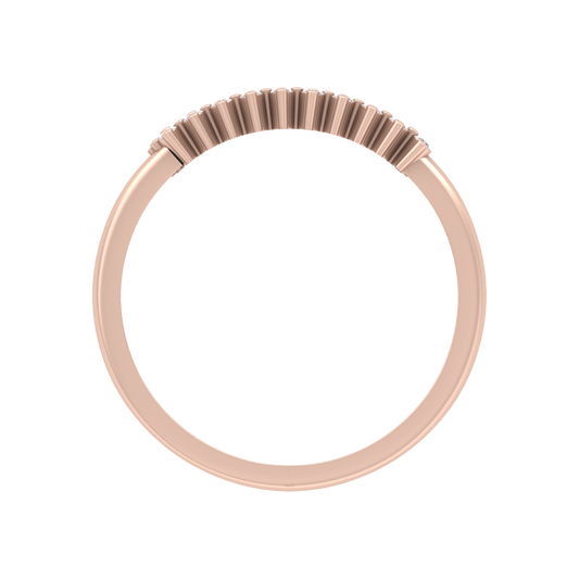 Sparkling Band In 925 Sterling Silver - Two