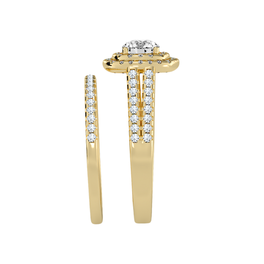 Stream Bridal Ring Set - Two