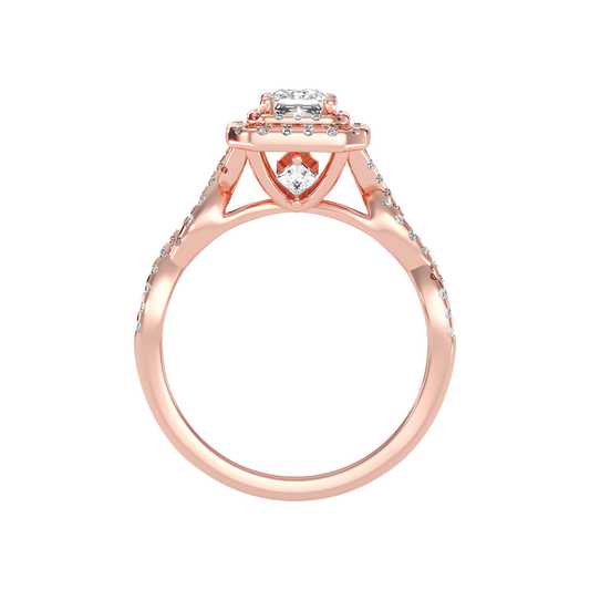 Stuffy Solitaire Ring In 925 Sterling Silver - Two