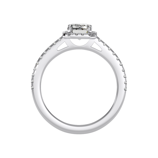 Stylish Strands Single Stone Ring In 925 Sterling Silver - Two