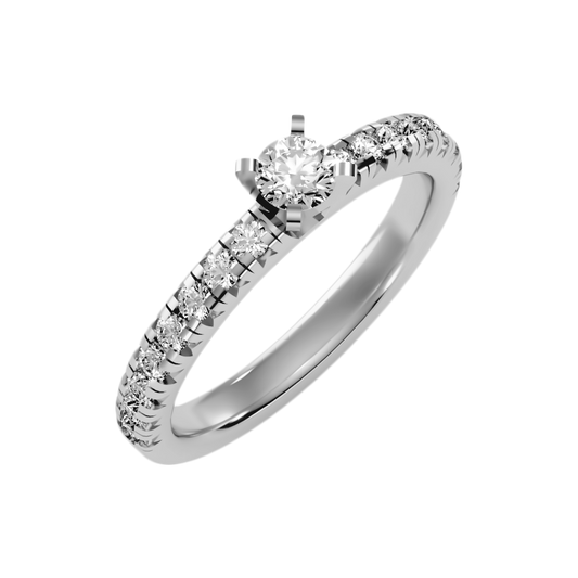 The Mysterious Solitaire Ring In 925 Sterling Silver - Two