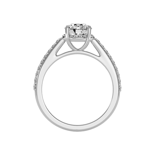 Zingy Solitaire Ring In 925 Sterling Silver - Two