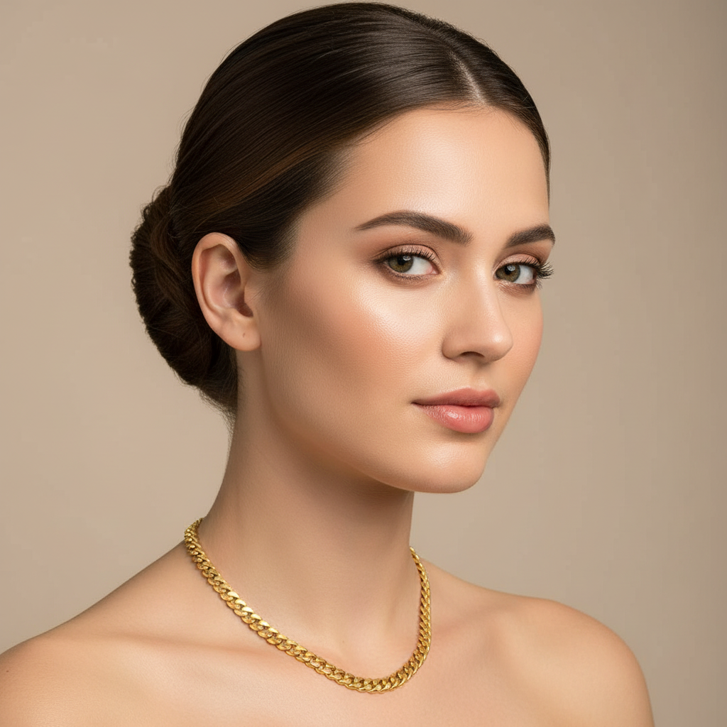 Cuban Link Chain Necklace 21 Inch 5.5 Mm Width - Five