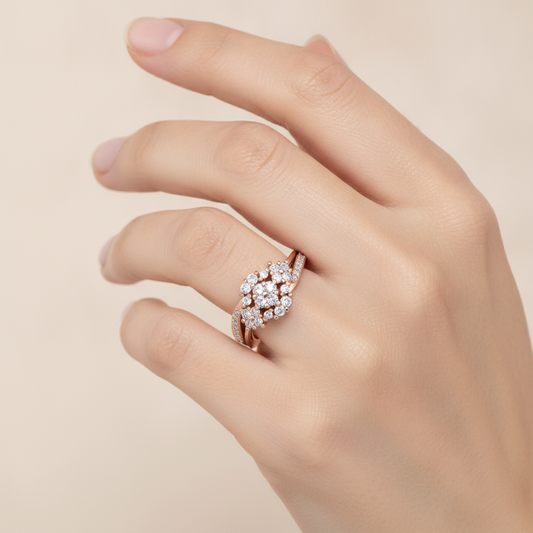 Bunch Tigged Cocktail Ring - Fourteen
