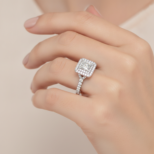 Classy Solitaire Ring In 925 Sterling Silver - Fifteen
