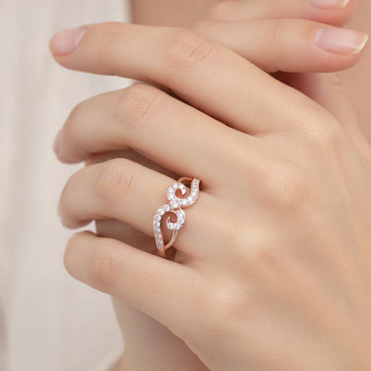 Floral Eve Ring In 925 Sterling Silver - Fourteen