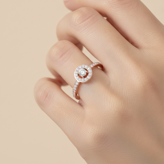 Dazz Ring In 925 Sterling Silver - Fourteen
