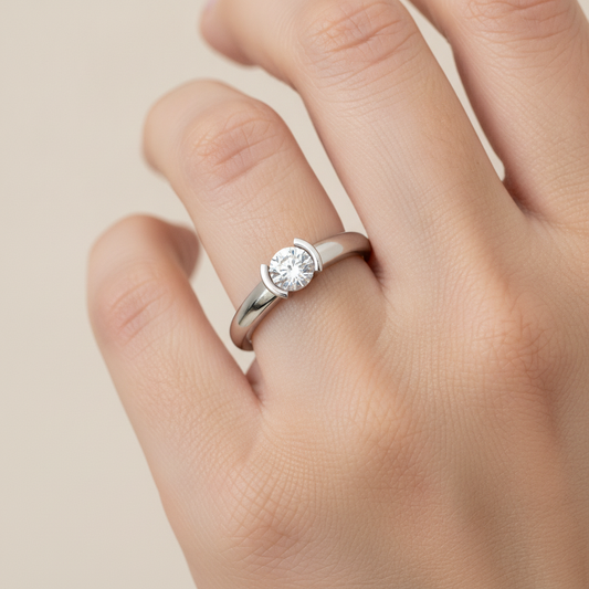The Comical Solitaire Ring - Fourteen