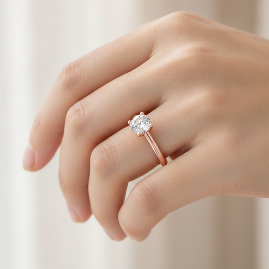 Joyful Classic Solitaire Ring - Fourteen