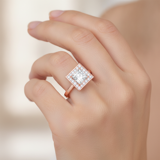 Polished Solitaire Ring In 925 Sterling Silver - Fourteen