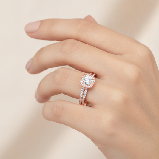 Elated Halo Ring - Fourteen