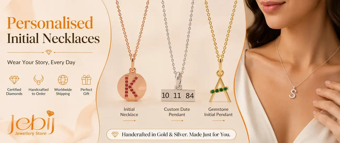 Personalised Initial Necklace in Gold and Silver: A Complete Buying Guide