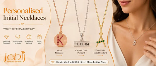 Personalised Initial Necklace in Gold and Silver: A Complete Buying Guide