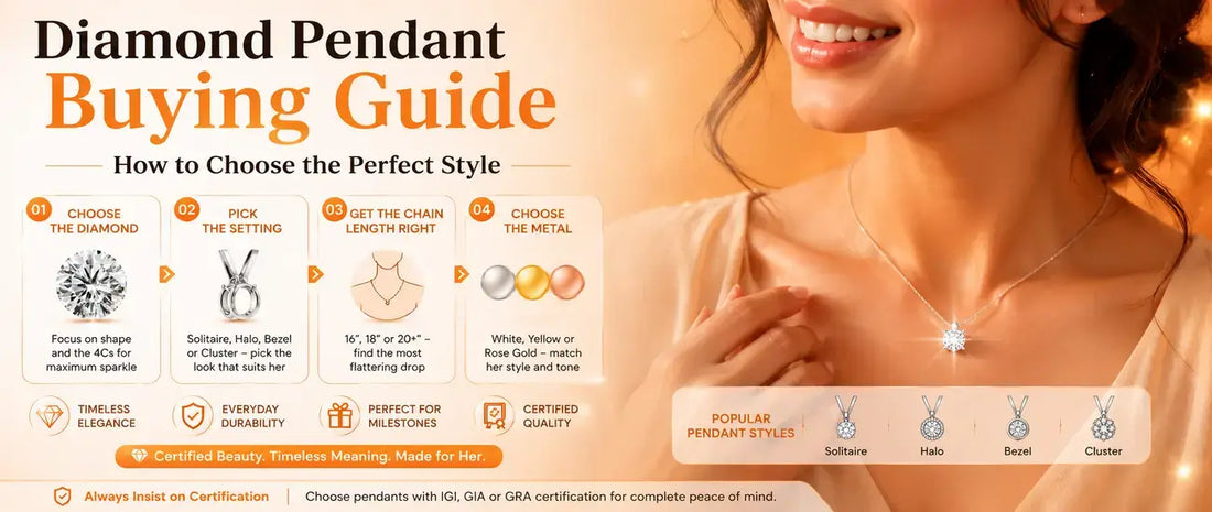Diamond Pendant Buying Guide: How to Choose the Perfect Style